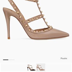 Valentino Women's Nude Studded Heels